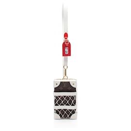Louis Vuitton-Louis Vuitton LV x NBA Soft Trunk Phone Box Waist Bag-Brown,White