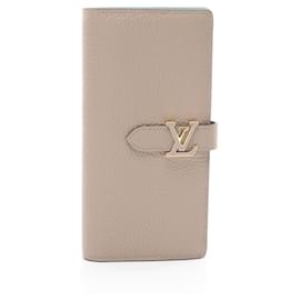 Louis Vuitton-Louis Vuitton Beige Taurillon Leather Long Wallet-Beige