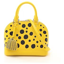 Louis Vuitton-Louis Vuitton x Yayoi Kusama Alma BB Epi Infinity Dot Handbag-Black,Yellow
