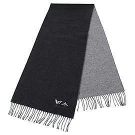 Louis Vuitton-Louis Vuitton Cashmere Scarf-Black