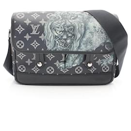Louis Vuitton-Louis Vuitton PM Monogram Savannah Shoulder Bag-Blue,Navy blue