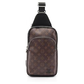Louis Vuitton-Louis Vuitton Avenue Sling Bag-Brown,Black