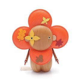 Louis Vuitton Vivienne Doll Figurine Brown Multiple colors Orange