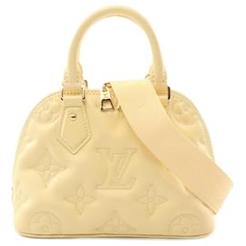 Louis Vuitton-Louis Vuitton Alma BB Soft Bubble Glam Banana Handbag-Yellow