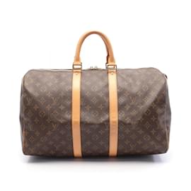 Louis Vuitton-Louis Vuitton Keepall 45 Boston Bag-Brown