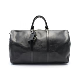 Louis Vuitton-Louis Vuitton Keepall 50 Epi Noir Boston Bag-Black