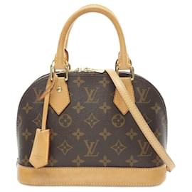 Louis Vuitton-Louis Vuitton Alma BB Monogram Handbag-Brown