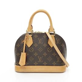 Louis Vuitton-Louis Vuitton Alma BB Monogram Handbag-Brown