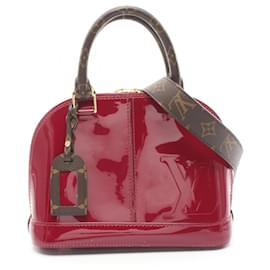 Louis Vuitton-Louis Vuitton Alma BB Handbag-Brown,Dark red