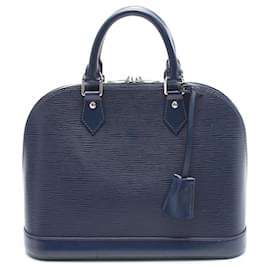 Louis Vuitton-Louis Vuitton Alma PM Epi Myrtille Handbag-Blue,Dark purple