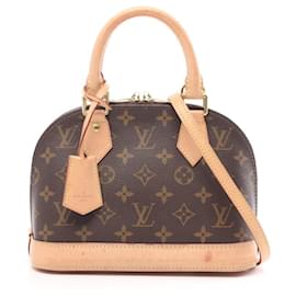 Louis Vuitton-Louis Vuitton Alma BB Monogram Handbag-Brown