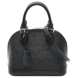 Louis Vuitton-Louis Vuitton Alma BB Epi Handbag-Black