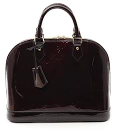 Louis Vuitton-Louis Vuitton Alma PM Handbag-Dark red,Purple