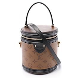 Louis Vuitton-Louis Vuitton Cannes Monogram Reverse Handbag-Brown,Black