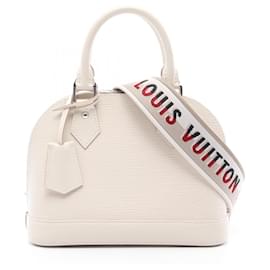 Louis Vuitton-Louis Vuitton Alma BB Epi Quartz Handbag-Cream