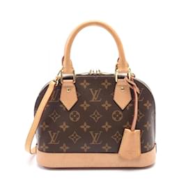 Louis Vuitton-Louis Vuitton Alma BB Monogram Handbag-Brown