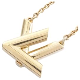 Louis Vuitton-Louis Vuitton GO-14 LV Twist Necklace-Golden