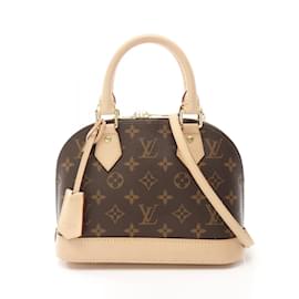 Louis Vuitton-Louis Vuitton Alma BB Monogram Handbag-Brown
