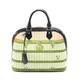 Louis Vuitton-Louis Vuitton Alma PM Trompe l'oeil Handbag-Black,Multiple colors,Beige