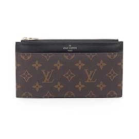 Louis Vuitton-Louis Vuitton Monogram Billfold Wallet-Brown,Black