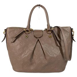 Borsa Motherine MM in Monogram Empreinte Louis Vuitton Beige