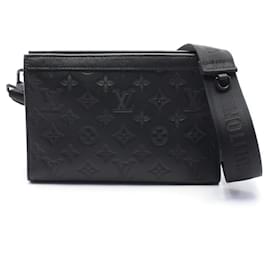Louis Vuitton-Louis Vuitton Gaston Wearable Wallet Shoulder Bag-Black