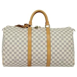 Louis Vuitton-Louis Vuitton Keepall 55-White