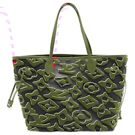 Louis Vuitton-Neverfull MM Limited Edition Urs Fischer Tufted Monogram-Multiple colors