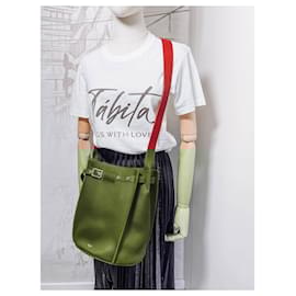 Céline-Big Bag Bucket Leather Red Bag-Red