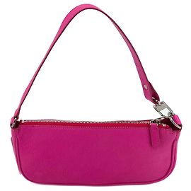 By Far Bolsa de couro rosa Rachel Rosa