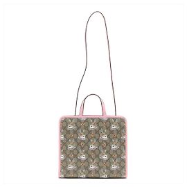 Gucci Children's GG Supreme Canvas Higuchi Yuko Pink Tote Pink