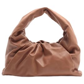 Bottega Veneta A bolsa hobo grande de couro marrom Marrom