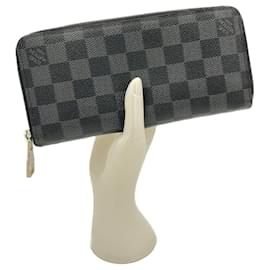 Louis Vuitton-Zippy Canvas Vertical long Wallet Damier Graphite-Multiple colors