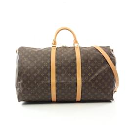 Louis Vuitton-Louis Vuitton Keepall Bandouliere 60 Boston Bag-Brown