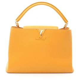 Louis Vuitton-Louis Vuitton Capucines MM Parnassus Handbag-Yellow