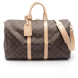 Louis Vuitton-Louis Vuitton Keepall Bandouliere 45 Boston Bag-Brown