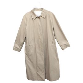Impermeabile Burberry Beige in Gabardine di Cotone Beige