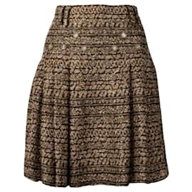 Chanel-Tweed Skirt-Grey