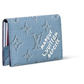 Louis Vuitton-LV Slim Card Holder new-Blue