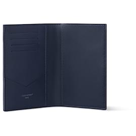 Louis Vuitton-LV Passport cover Navy blue new-Blue