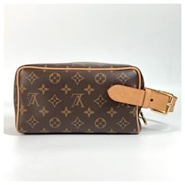 Louis Vuitton-Louis Vuitton Monogram Locker Dopp Kit Bag-Brown