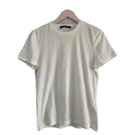Camiseta clásica Louis Vuitton de algodón blanco Blanco