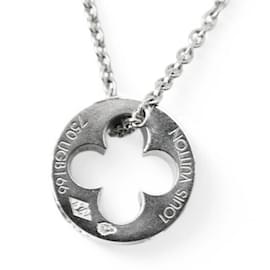 Louis Vuitton-Louis Vuitton 18K White Gold Necklace-Silvery