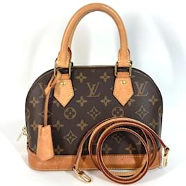 Louis Vuitton-Louis Vuitton Monogram Alma BB Crossbody Bag-Brown