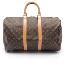 Louis Vuitton-Louis Vuitton Keepall 45 Boston Bag-Brown