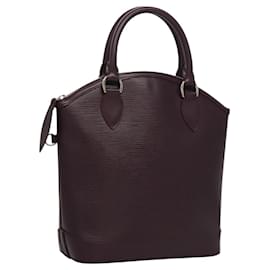 Louis Vuitton-LOUIS VUITTON Epi Lockit PM Hand Bag Purple M4229K LV Auth KD474A-Purple