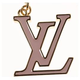Louis Vuitton-LOUIS VUITTON Porte Cles Spring Street Charm metal Gold M01187 LV Auth 116993-Golden