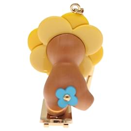 Louis Vuitton-LOUIS VUITTON Petula Skate Charm metal Yellow M00869 LV Auth 115991S-Yellow