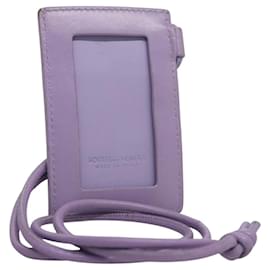 Autre Marque-BOTTEGA VENETA MAXI INTRECCIATO Card Case Leather Purple Auth 116058-Purple
