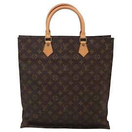 LOUIS VUITTON Sac Plat Monogram M51140 LV Auth ep8413 Monogramme